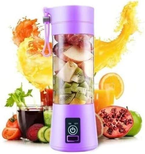 Portable Mini 6-Blade Juicer Blender | USB Rechargeable 380ml