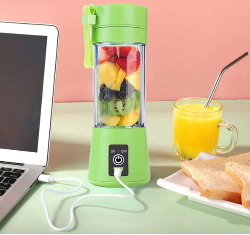Portable Mini 6-Blade Juicer Blender | USB Rechargeable 380ml