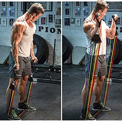 11 Pcs Resistance Bands Set with Handles Pakistan