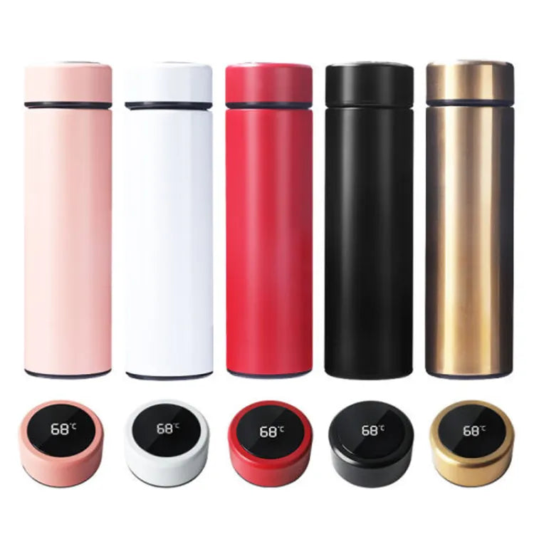 LED Smart Stainless Steel Water Bottle | Temperature Display Flask