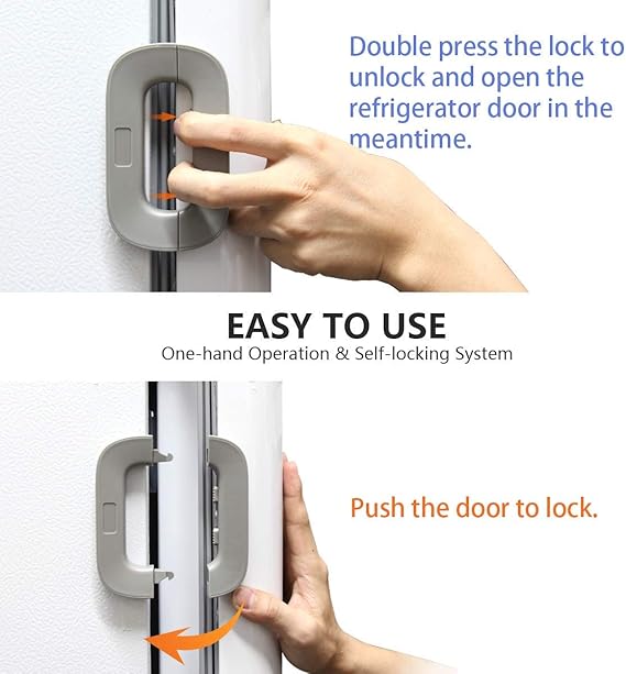 Child Safety Refrigerator Lock | Child Proof Fridge Door Lock