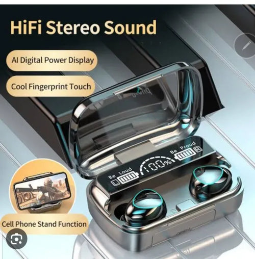 DaMix M10 Bluetooth Earbuds LED Display Pakistan