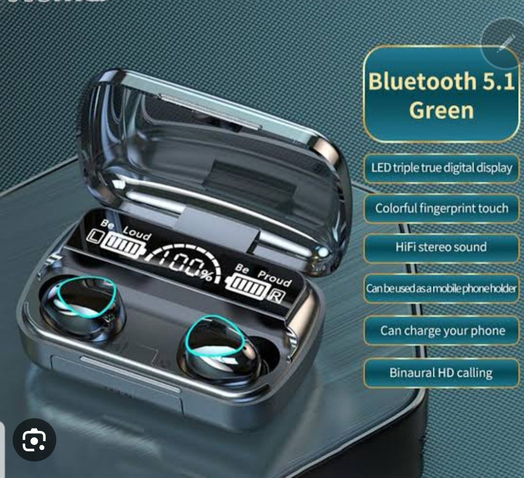 DaMix M10 Bluetooth Earbuds LED Display Pakistan