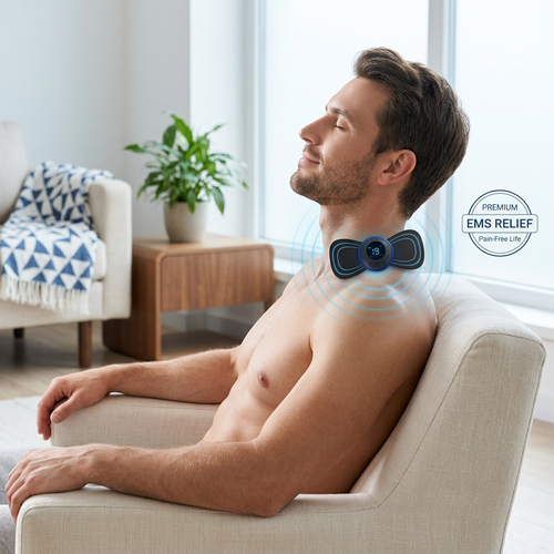 Mini EMS Body Massager | Pulse Neck & Pain Relief Device